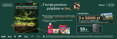 Konkurs "Twoja pomoc pójdzie w las" Auchan