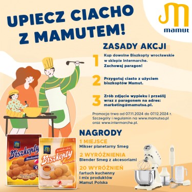 Konkurs "Upiecz ciacho z Mamutem" Intermarche
