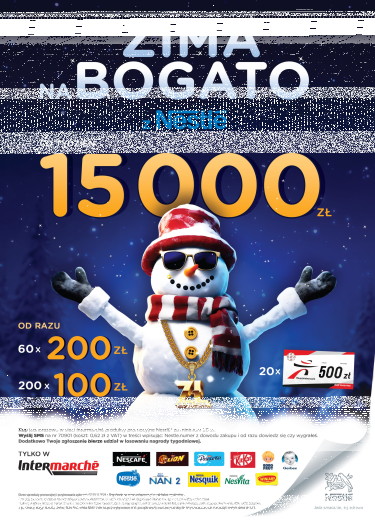 Loteria "Zima na bogato z Nestlé" Intermarche