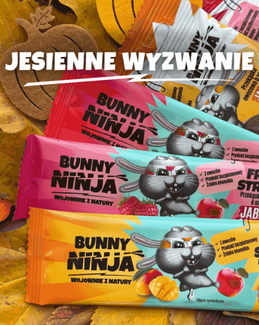 Wygraj miesięczny zapas przekąsek Bunny Ninja!