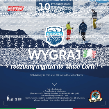 Wygraj tygodniowy wyjazd do Maso Corto