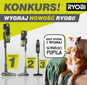 Wygraj odkurzacz 2024 Ryobi