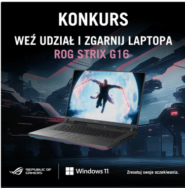 Wygraj sprzęt ROG