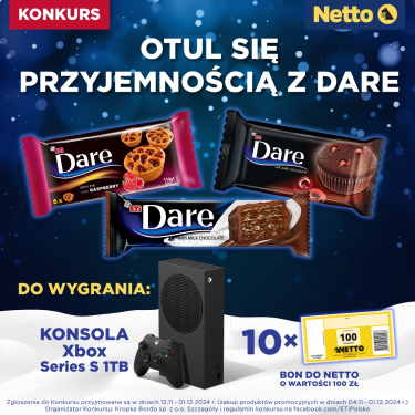 Konkurs "Otul się przyjemnością z Dare" Netto