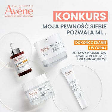 Konkurs "Pewność siebie z Hyaluron Activ B3 i Vitamin Activ Cg"