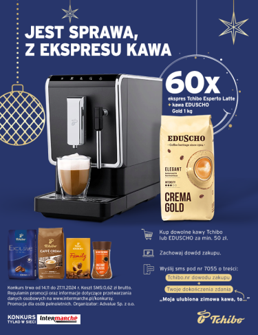 Konkurs "Jest sprawa, z ekspresu kawa" Intermarche