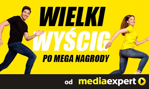 Konkurs "Wielki Wyścig po mega nagrody w Media Expert" do godz. 9:00