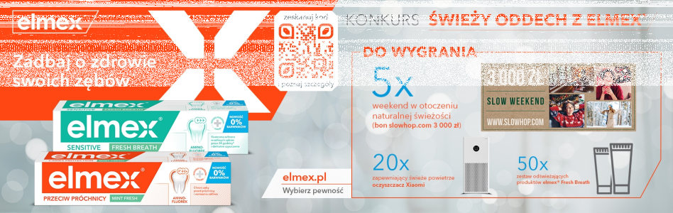 Konkurs "Świeży oddech z Elmex®" Rossmann