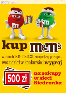 Konkurs "M&M’S" Biedronka