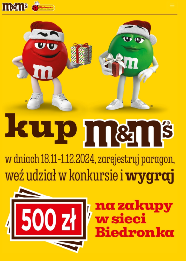 Konkurs "M&M’S" Biedronka