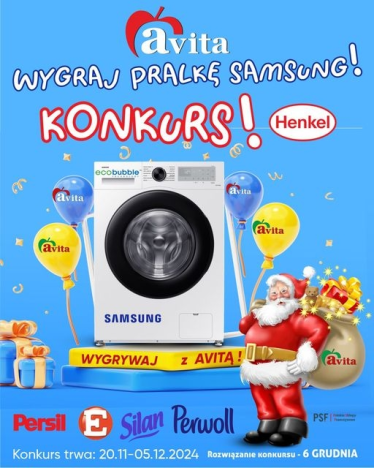 Wygraj pralkę Samsung