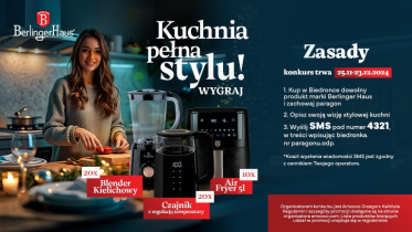 Konkurs SMS "Kuchnia pełna stylu!" Biedronka