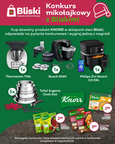 Konkurs mikołajkowy z Bliskim