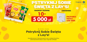 Konkurs Lay's "Pstryknij sobie święta" Carrefour, etapy dzienne