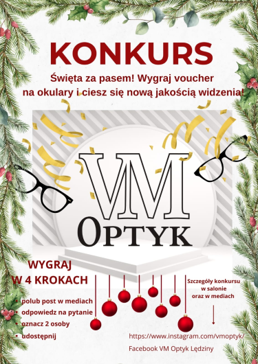 Konkurs "Święta za pasem! Wygraj voucher na okulary, i ciesz się nową jakością widzenia"