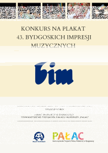 Konkurs na Plakat 43. Bydgoskich Impresji Muzycznych "Trzy Żywioły"