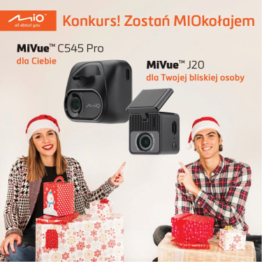 Konkurs "Zostań MIOkołajem i wygraj kamery samochodowe"