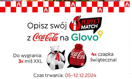 Konkurs "Perfect Match z Coca-Colą i Glovo"