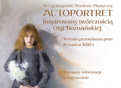 Konkurs plastyczny Autoportret inspirowany twórczością Olgi Boznańskiej