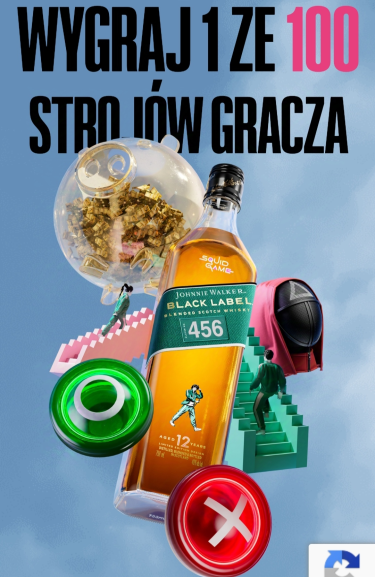 Konkurs "Johnnie Walker x Squid Game" Lidl,  18+