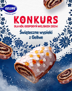 Konkurs dla Kół Gospodyń Wiejskich 2024 "Świąteczne wypieki z Gellwe"