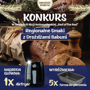 Konkurs "Regionalne Smaki z Drożdżami Babuni"