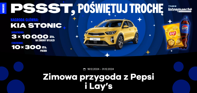 Konkurs "Pepsi & Lay’s Zimowa przygoda" Intermarche, etapy dzienne