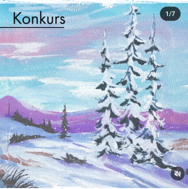 Konkurs plastyczny "Zima w każdej jej odsłonie"