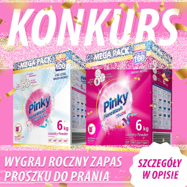 Wygraj 3 Proszki do prania 6kg - i 1 żel do prania 3L łącznie aż 366 prań