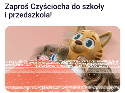 Konkurs "Zaproś Czyściocha do szkoły i przedszkola" Rossmann