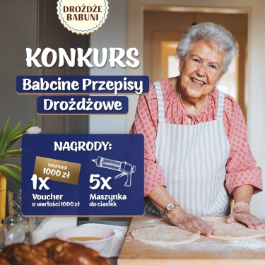 Konkurs "Babcine Przepisy Drożdżowe"