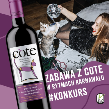 Konkurs "Zabawa z COTE w rytmach karnawału" 18+