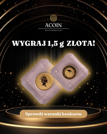 Wygraj 1,5 g złota z Acoin Numizmatyka