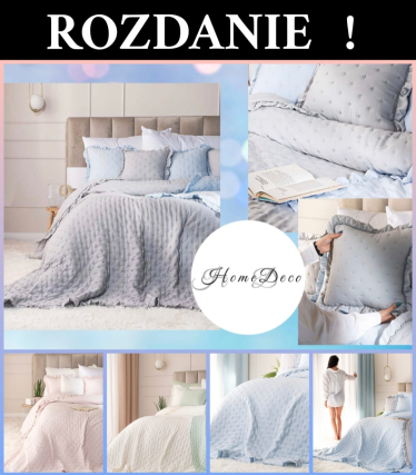 Konkurs "Zgarnij narzutę na łóżko i dwie poduszki"