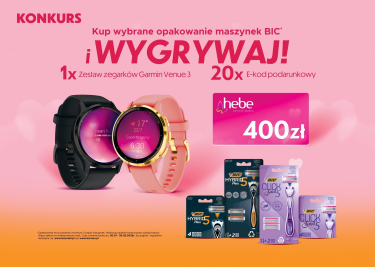 Konkurs "BIC – walentynkowy sekret piękna" Hebe