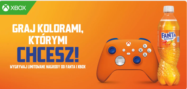 Loteria "Fanta x Xbox – wyższy poziom grania"