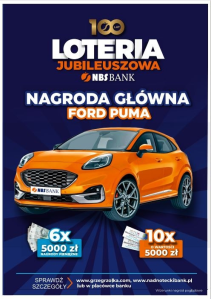 Loteria jubileuszowa NBS Bank