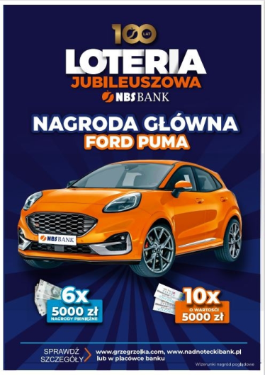 Loteria jubileuszowa NBS Bank
