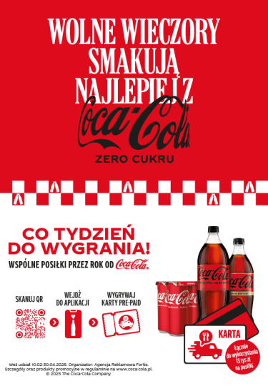 Loteria "Wspólne posiłki od Coca-Cola"