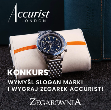Konkurs "Slogan dla marki Accurist"