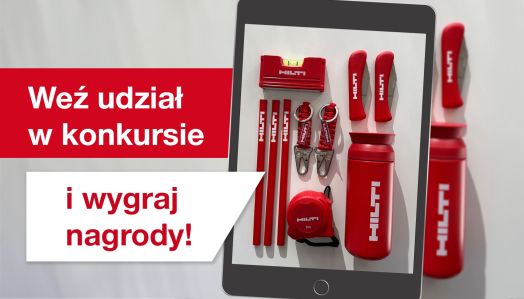 Konkurs "Gadżety Hilti" do godz. 20:00