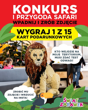 Katowice: Konkurs "Wieeelkie figury i przygoda Safari w Libero"