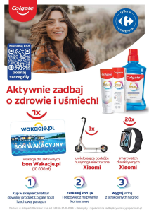 Konkurs "Aktywnie zadbaj o zdrowie i uśmiech" Carrefour