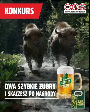 Konkurs "Radość na widok Dwóch Szybkich Żubrów"