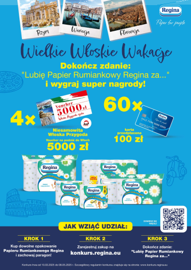 Konkurs "Regina Wielkie Włoskie Wakacje"