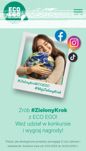 Konkurs "#ZielonyKrok z ECO EGO"
