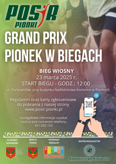Pionki: Konkurs "Grand Prix Pionek w biegach"