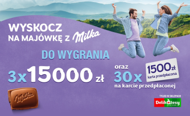 Konkurs "Wyskocz na majówkę w Delikatesy Centrum"
