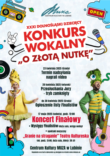 XXXI Dolnośląski Dziecięcy Konkurs Wokalny "O ZŁOTĄ NUTKĘ"