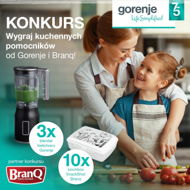 Wygraj kuchennych pomocników od Gorenje i BranQ
